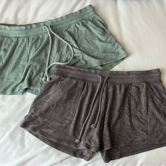 2 Pair Pajama Short Set Bundle - Picture 1 of 4